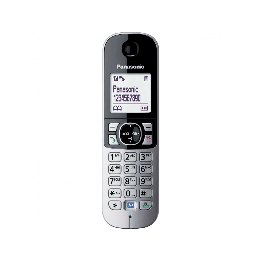 PANASONIC KX-TG6811 TELSİZ TELEFON (Siyah) 18 Saat Konuşma, 170 Saat Bekleme, 120 Kişilik Rehber