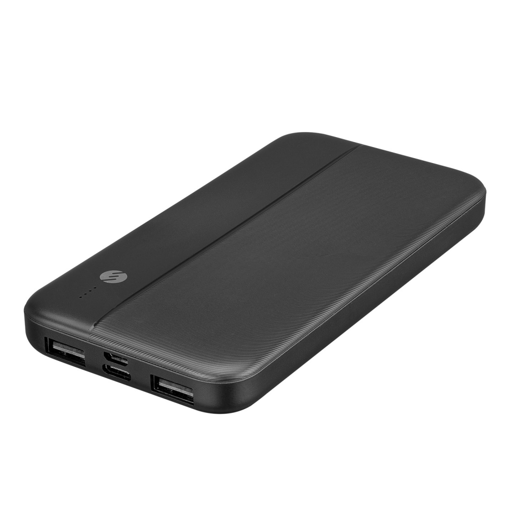 S-LINK IP-G10N, Siyah, 10.000mAh, 2xUSB, 1xMicro USB, 1xType-C, 4 LED Göstergeli, PowerBank