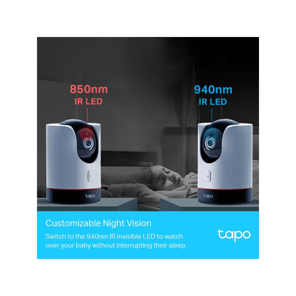 TP-LINK Tapo C225, 4,0Mpix, İç ve Dış Mekan, WiFi,  9Mt. Gece Görüşü, 360 Dönüş, Dikey ve Yatay Hareket, İki Yönlü Ses Güvenlik Yapay Zeka Destekli Kamera