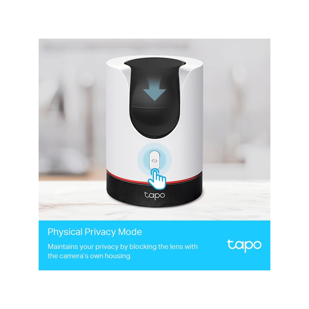 TP-LINK Tapo C225, 4,0Mpix, İç ve Dış Mekan, WiFi,  9Mt. Gece Görüşü, 360 Dönüş, Dikey ve Yatay Hareket, İki Yönlü Ses Güvenlik Yapay Zeka Destekli Kamera