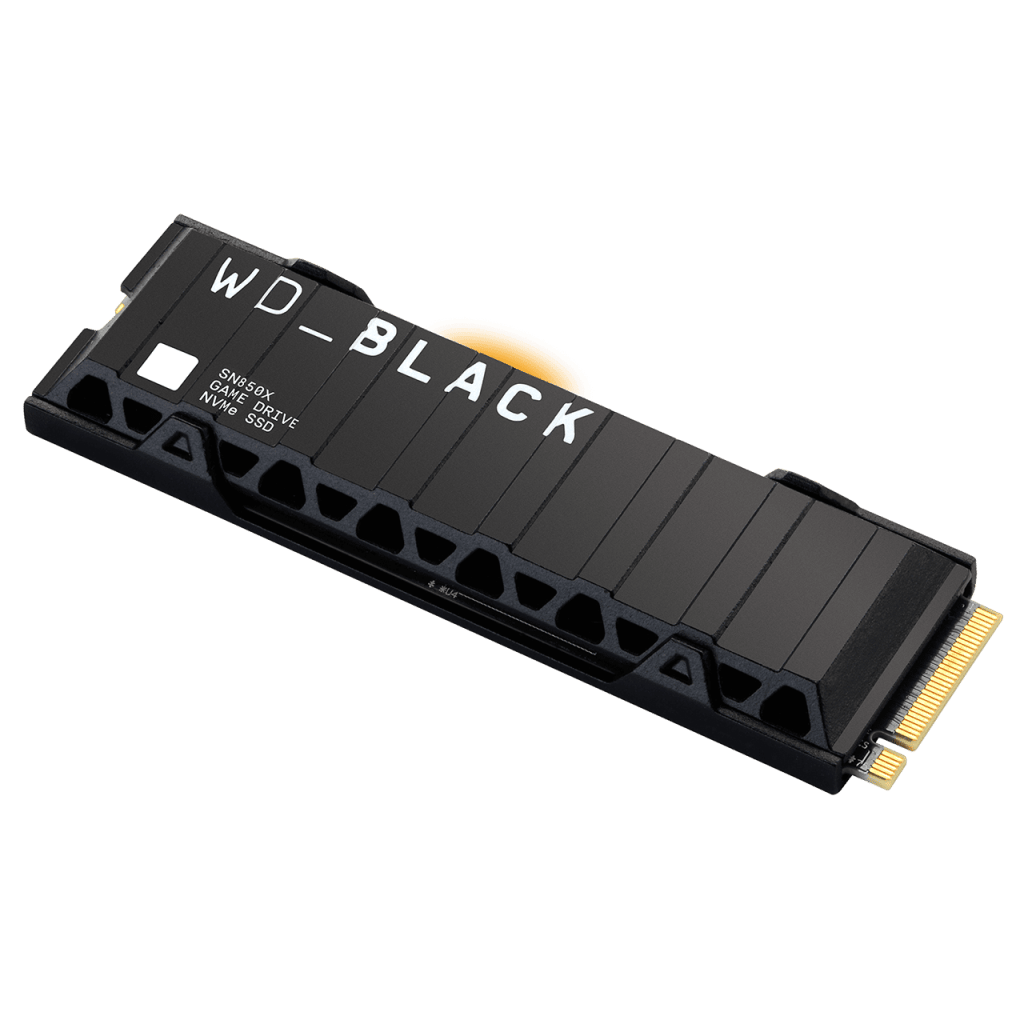 WD Black SN850X, WDS100T2XHE, 1TB, 7300/6600, Gen4, Soğutuculu, NVMe PCIe M.2 2280,  SSD
