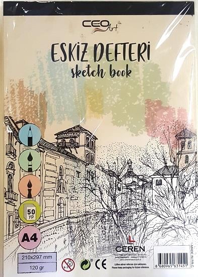 Ceoart Eskiz Defter A5 120Gr 50 Yp.CEO-ED0003