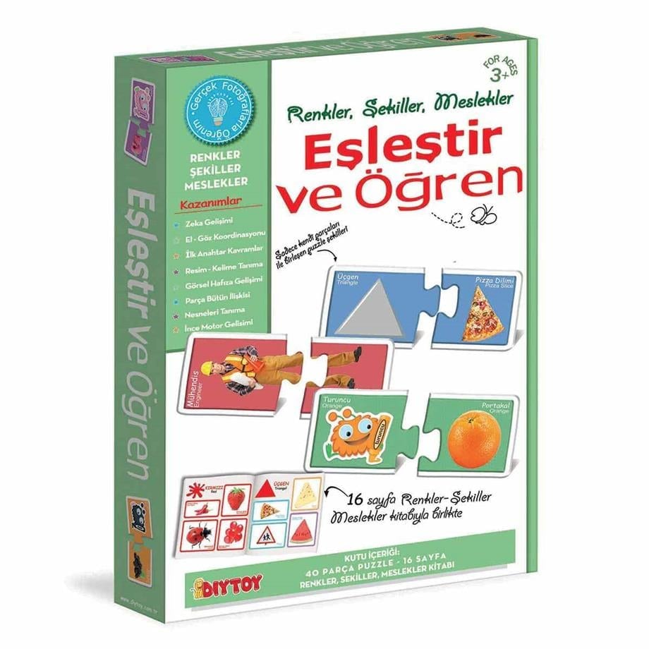 Diytoy Eşleştir Ve Öğren Meslekler       