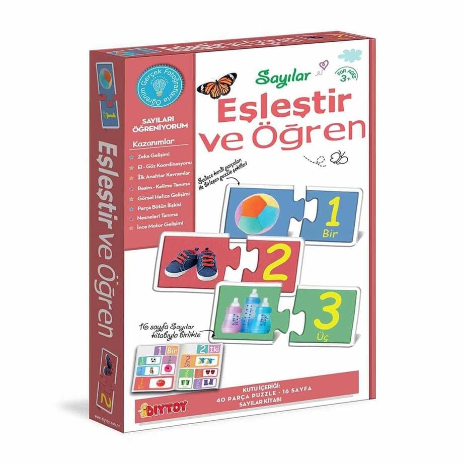 Diytoy Eşleştir Ve Öğren Sayılar         