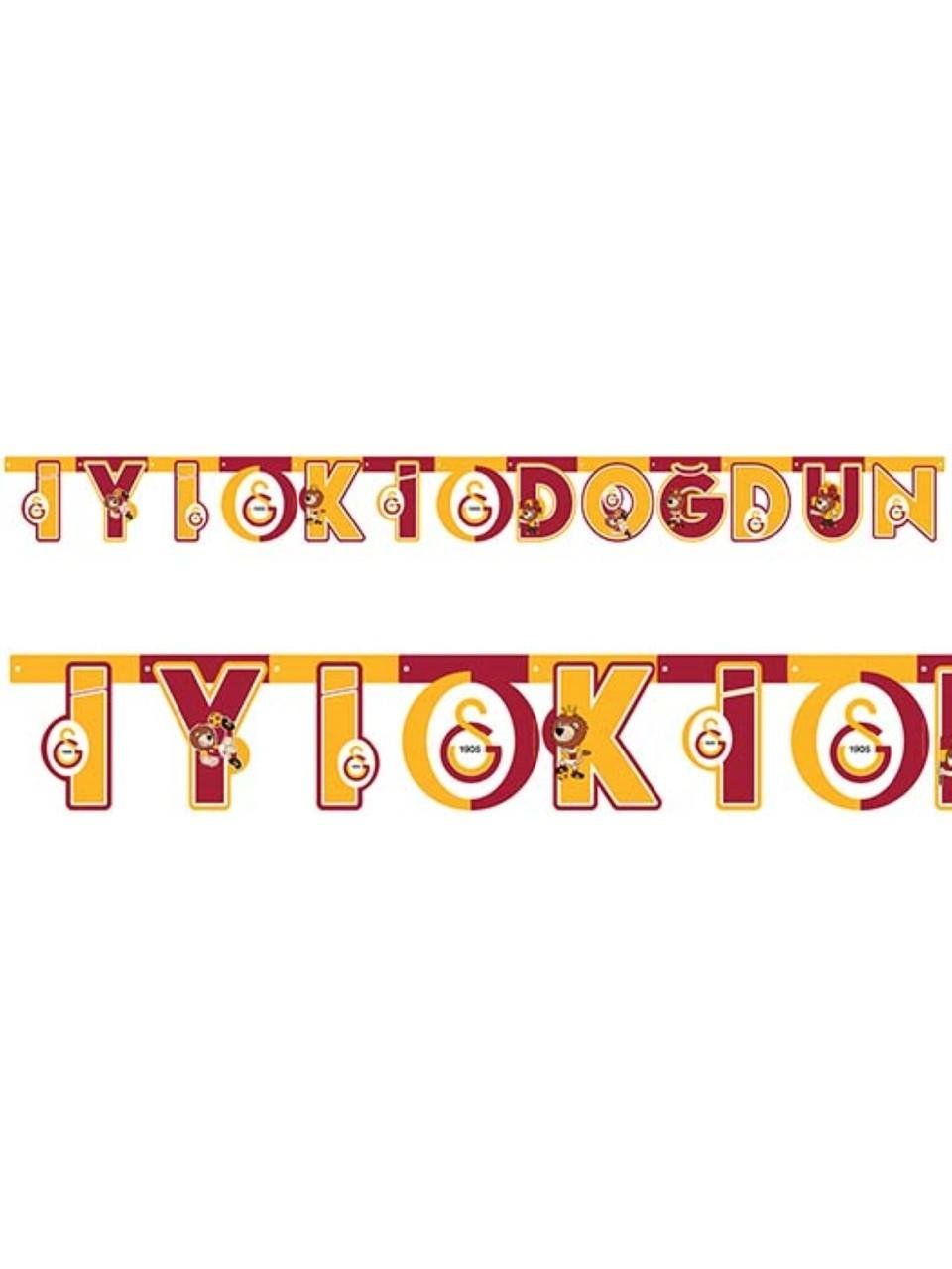 İyiki Doğdun Harf Set Galatasaray