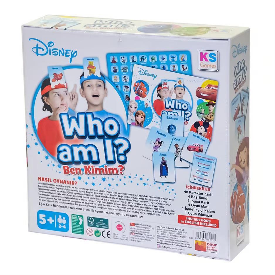 Ks Who Am I / Ben Kimim ? Disney kutu oyunu     