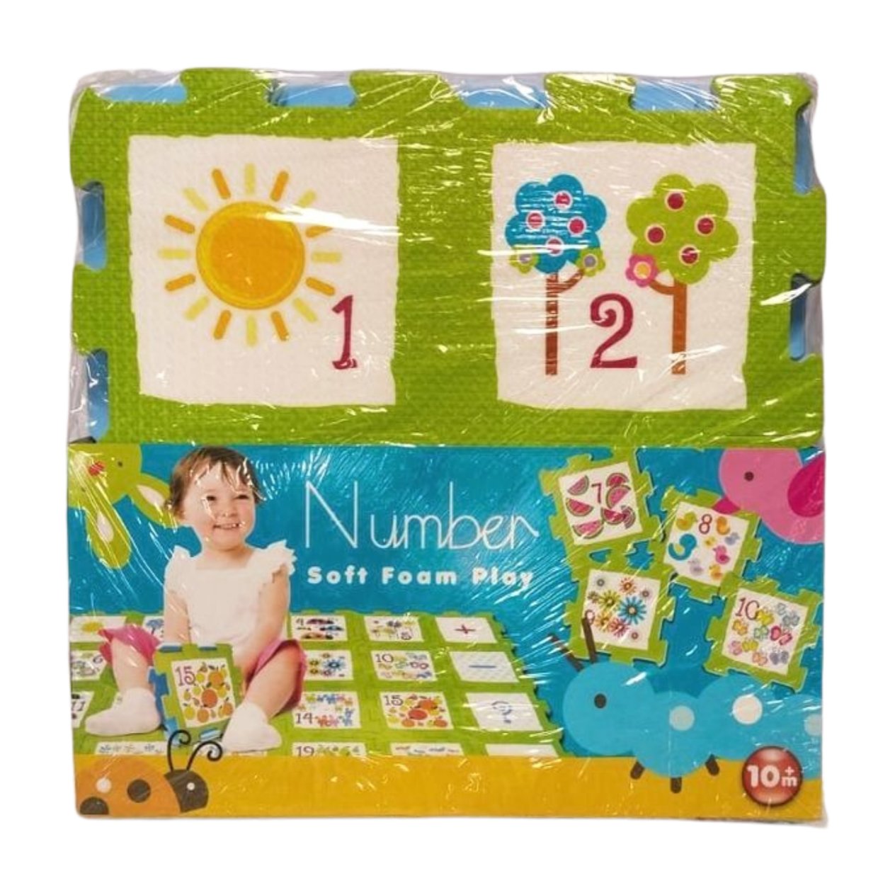 Restoys Matematik İşlem Çocuk Oyun Halısı Oyun Matı Yer Kaplama Puzzle Sünger Sayılı 24 Parça