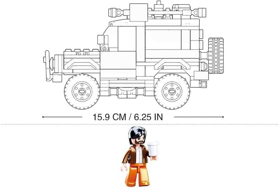 Sluban Model Bricks Off Road Sarı
