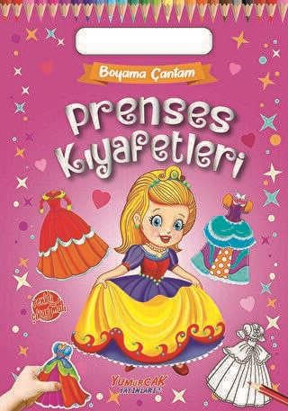 Yumurcak Boyama Çantam - Prenses Kıyafetleri