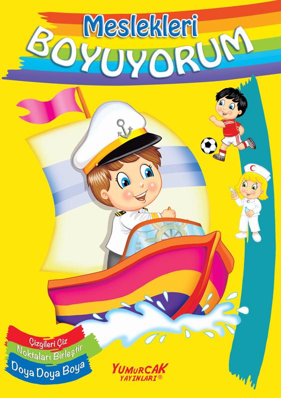 Yumurcak Kavramlarla Boyama - Meslekleri Boyuyorum