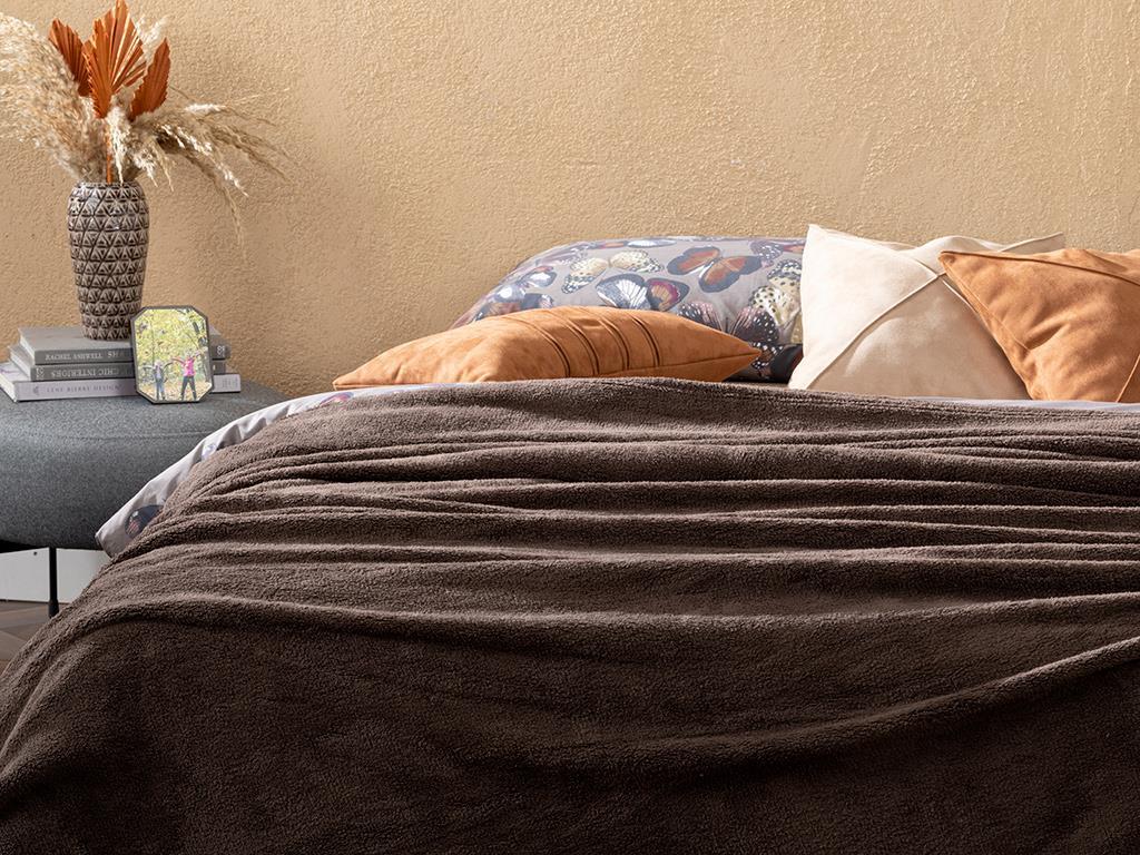 Softy Wellsoft For One Person Blanket 150x200 cm Chocolate