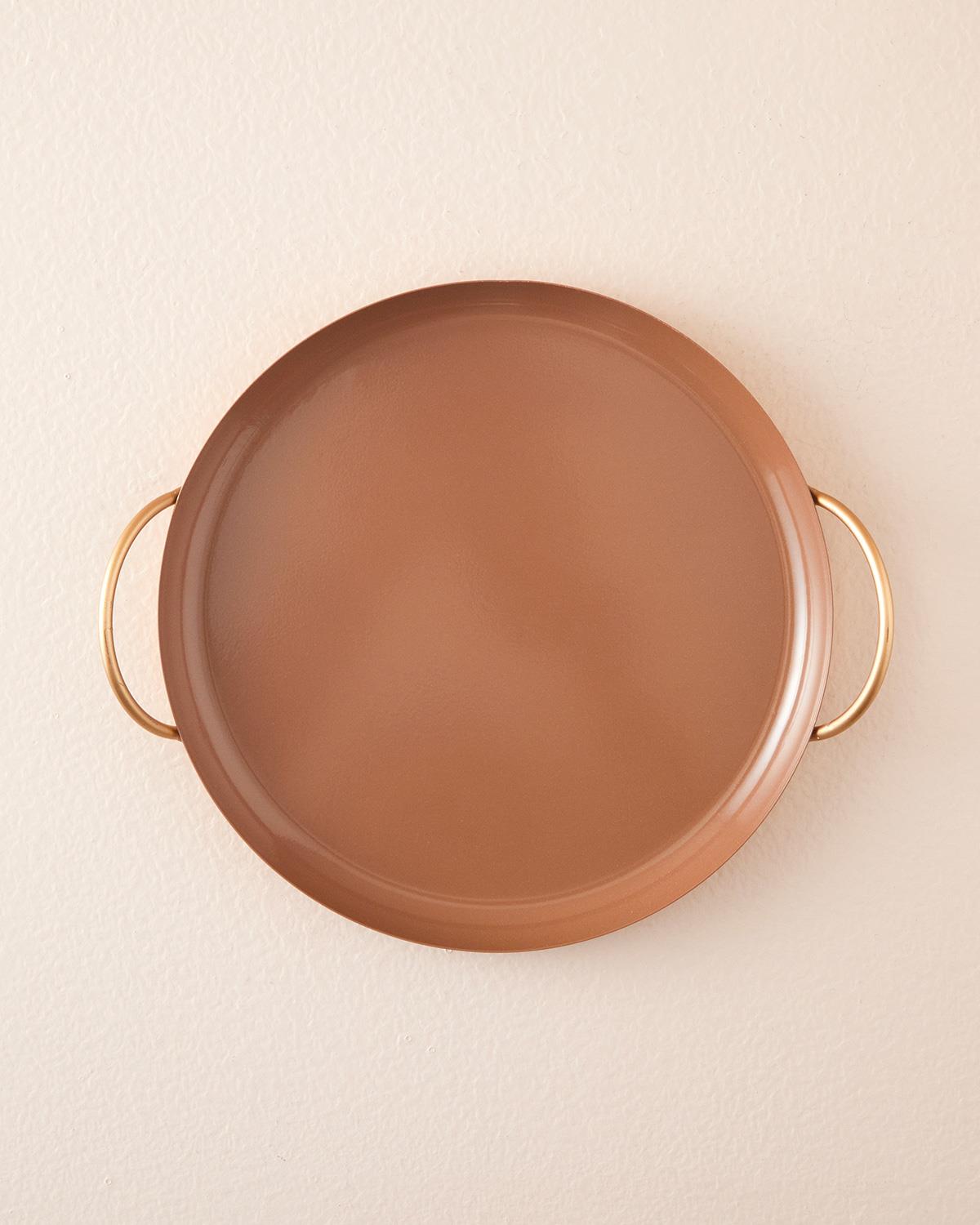 Aloha Metal Decorative Tray Brown