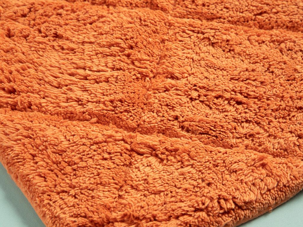 Arlene Cottony Bathroom Mat 60x90 cm Orange,