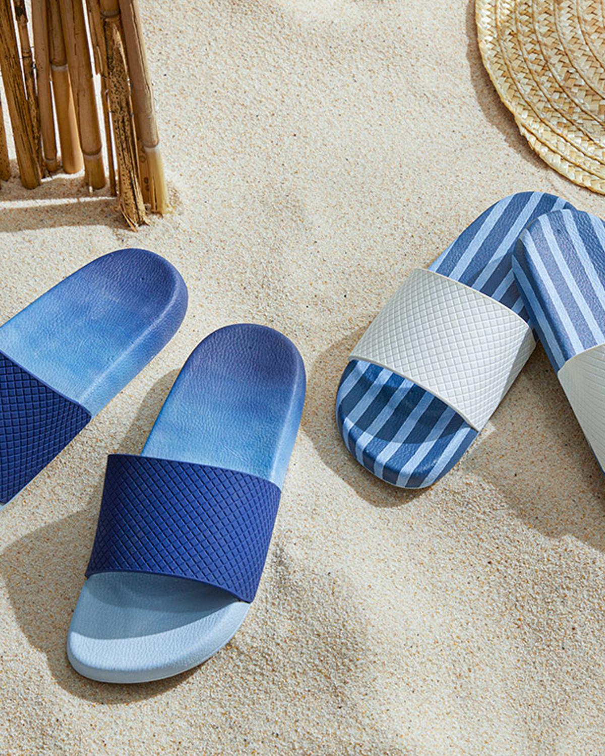 Belinda Pvc Women Beach Slipper 39 Navy Blue