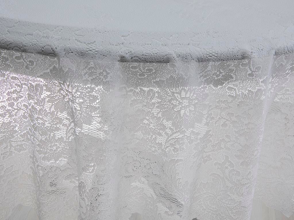 Bıg Rose Покривка за Маса Винил 178 cm White