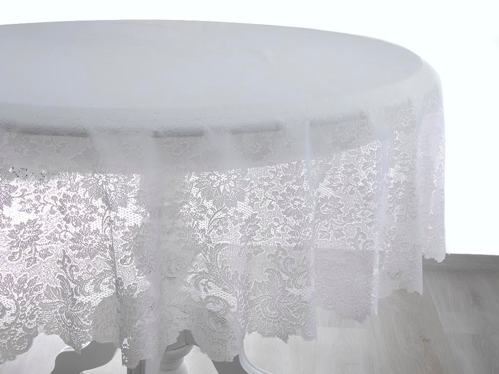 Bıg Rose Покривка за Маса Винил 178 cm White