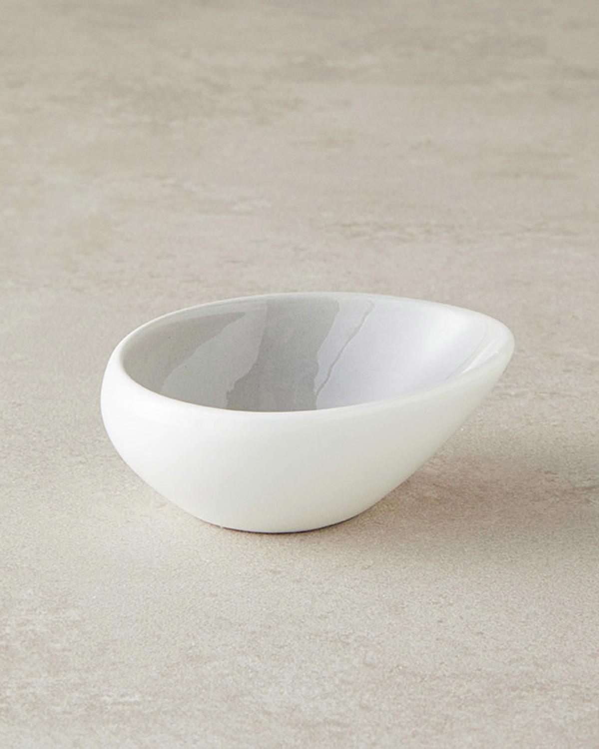 Boho New Bone China Appetizers 10 cm Gray