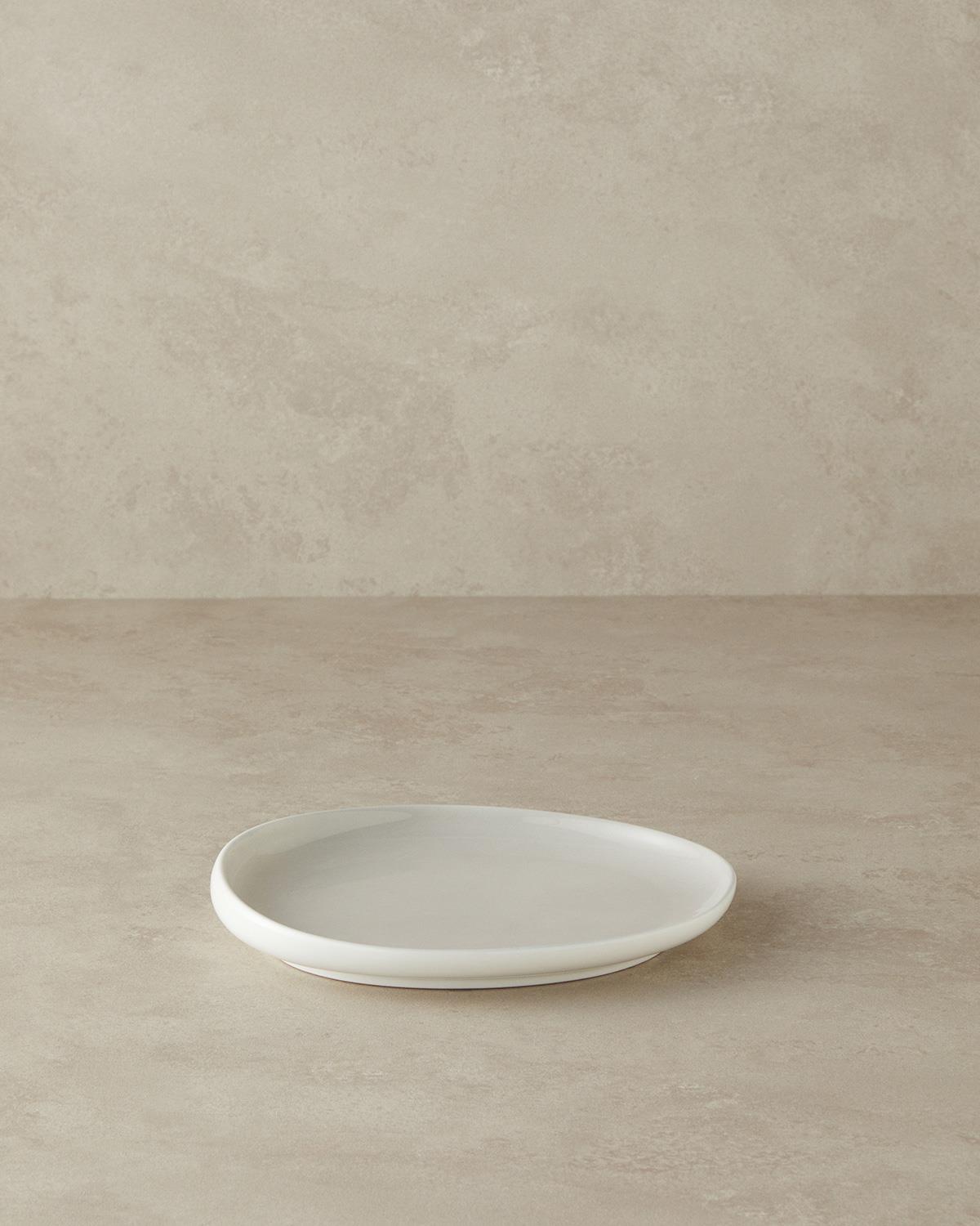 Boho New Bone China Cake Plate 23 cm Gray