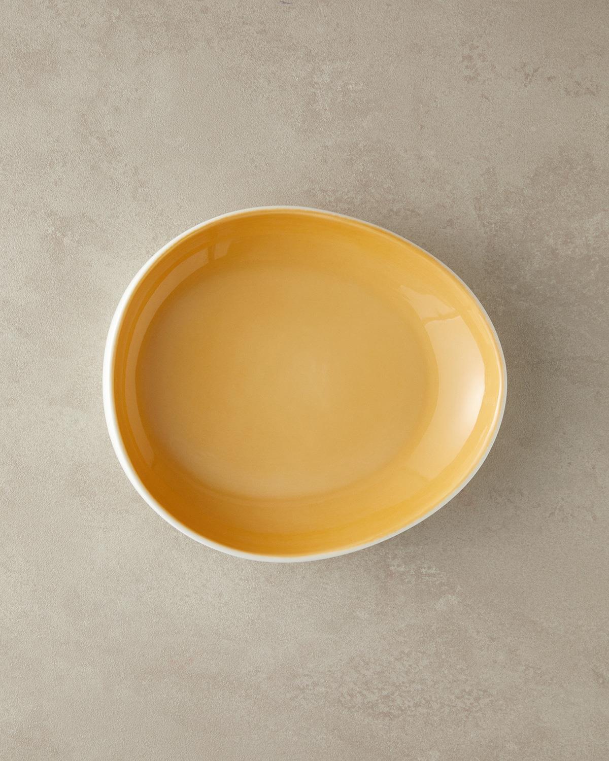 Boho New Bone China Dinner Plate 23 cm Yellow