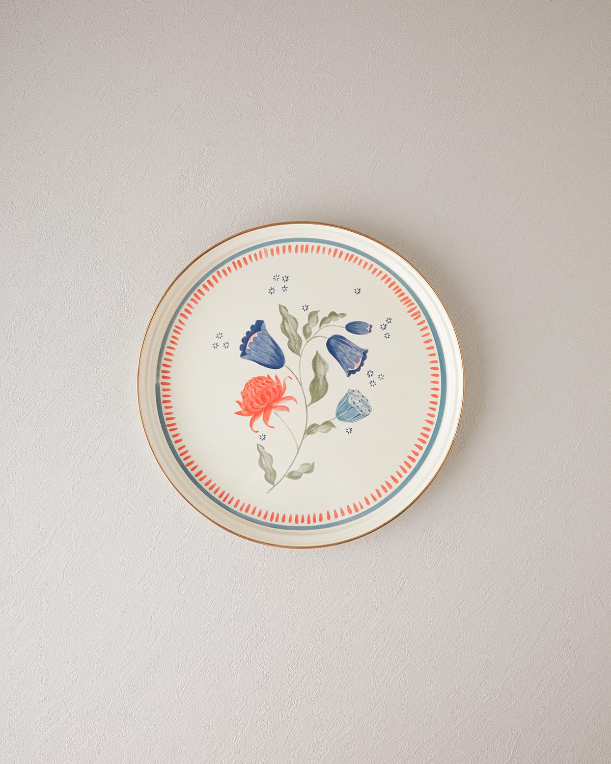 ТАБЛА Емайлиран 31 cm Шарен