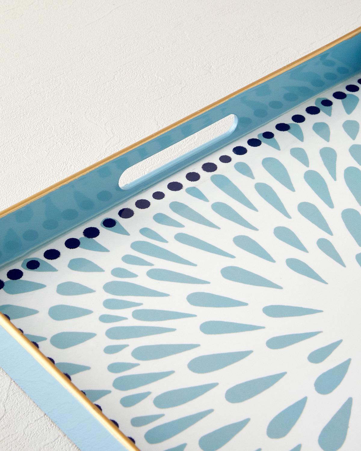 PP Tray 35x35 cm Blue