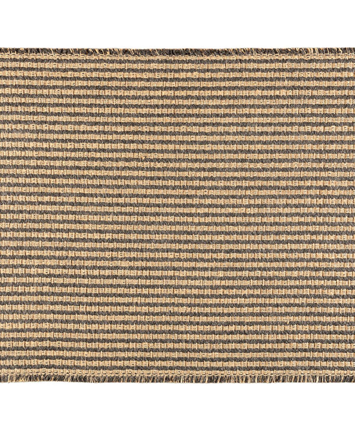 Coppa Jute Decorative Jute Carpet 160x230 cm Natural - Black