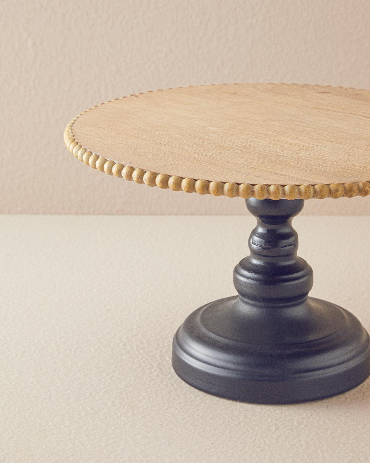 Crown Wooden Decorative Plate Natural