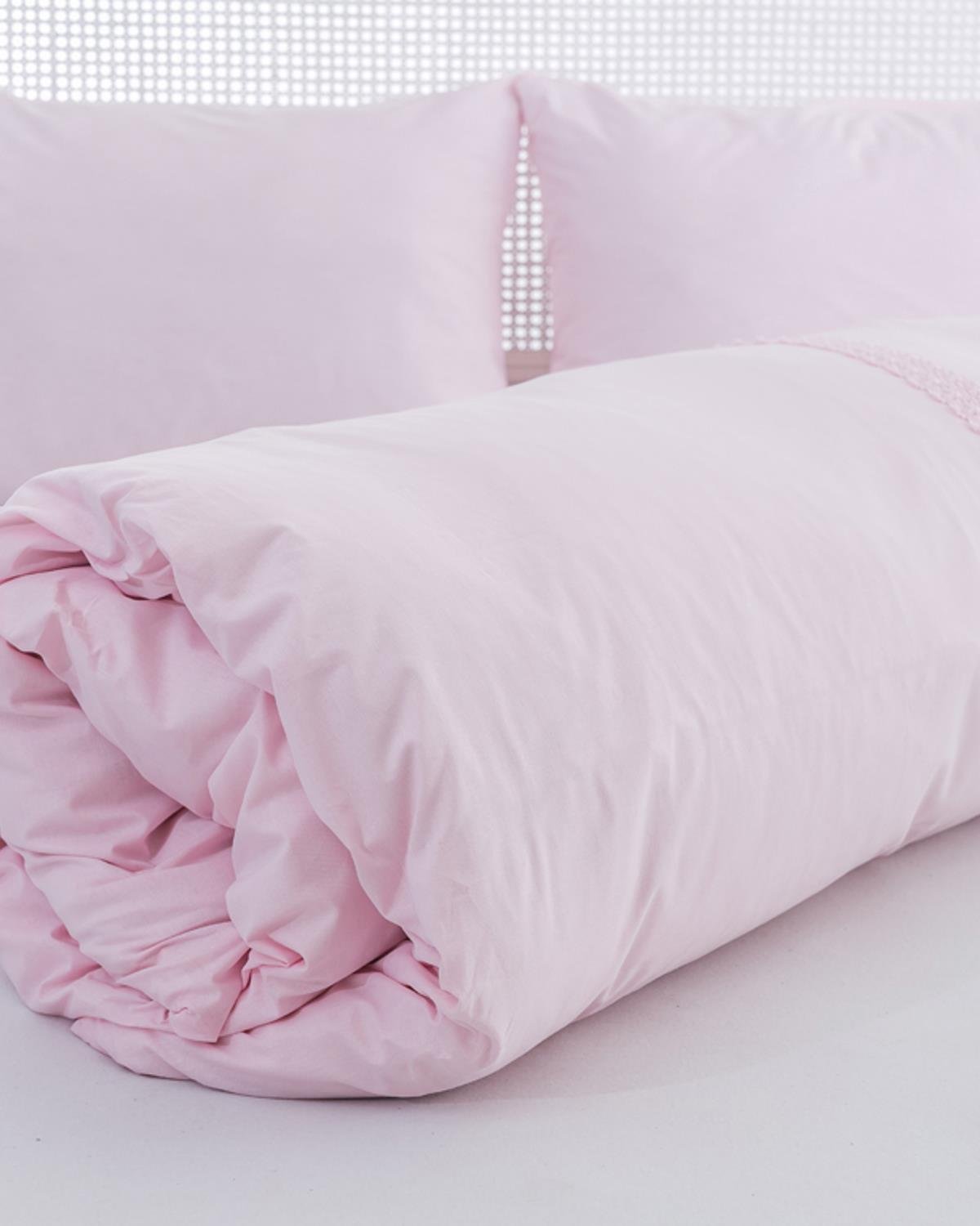 Darlene СПАЛНО БЕЛЬО Двоен Памучен 200x220 cm Pink