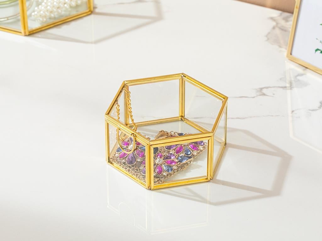 Deluxe Decorative Box 14x7,5 cm Gold