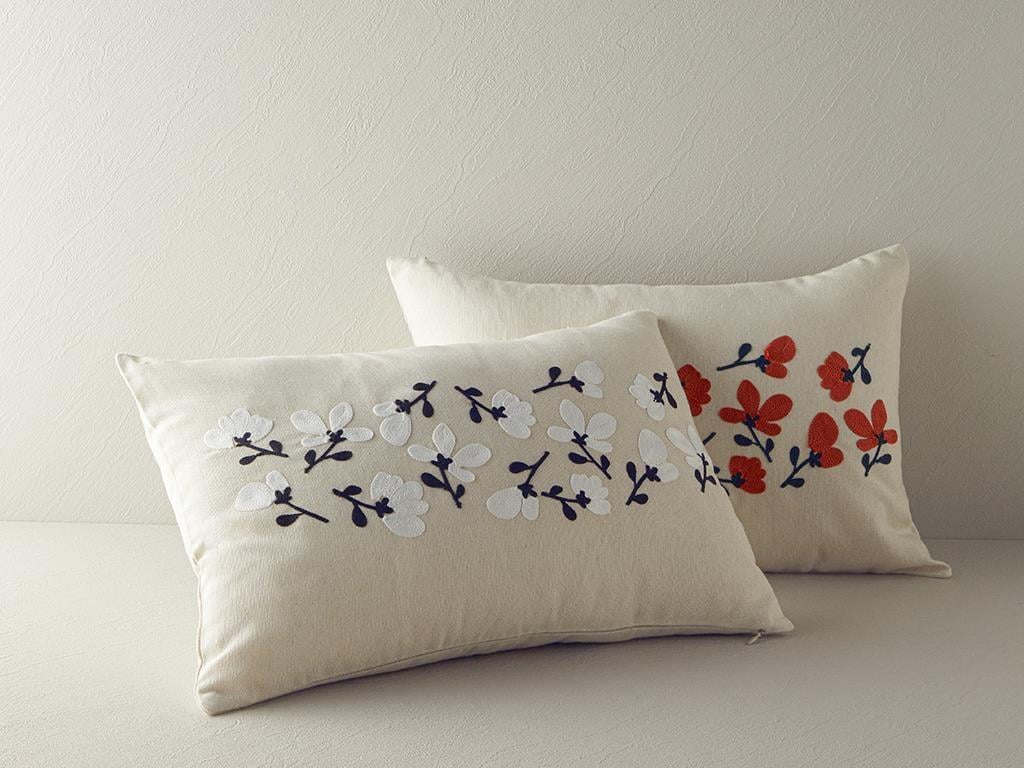 Dora Decorative Cushion Black - White