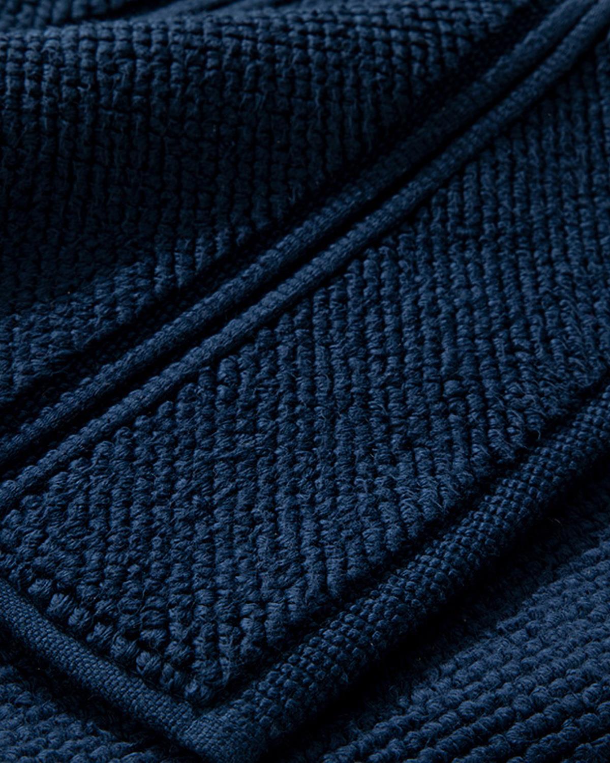 Elegant Brass Towel For Foot 50x70 cm Dark Blue