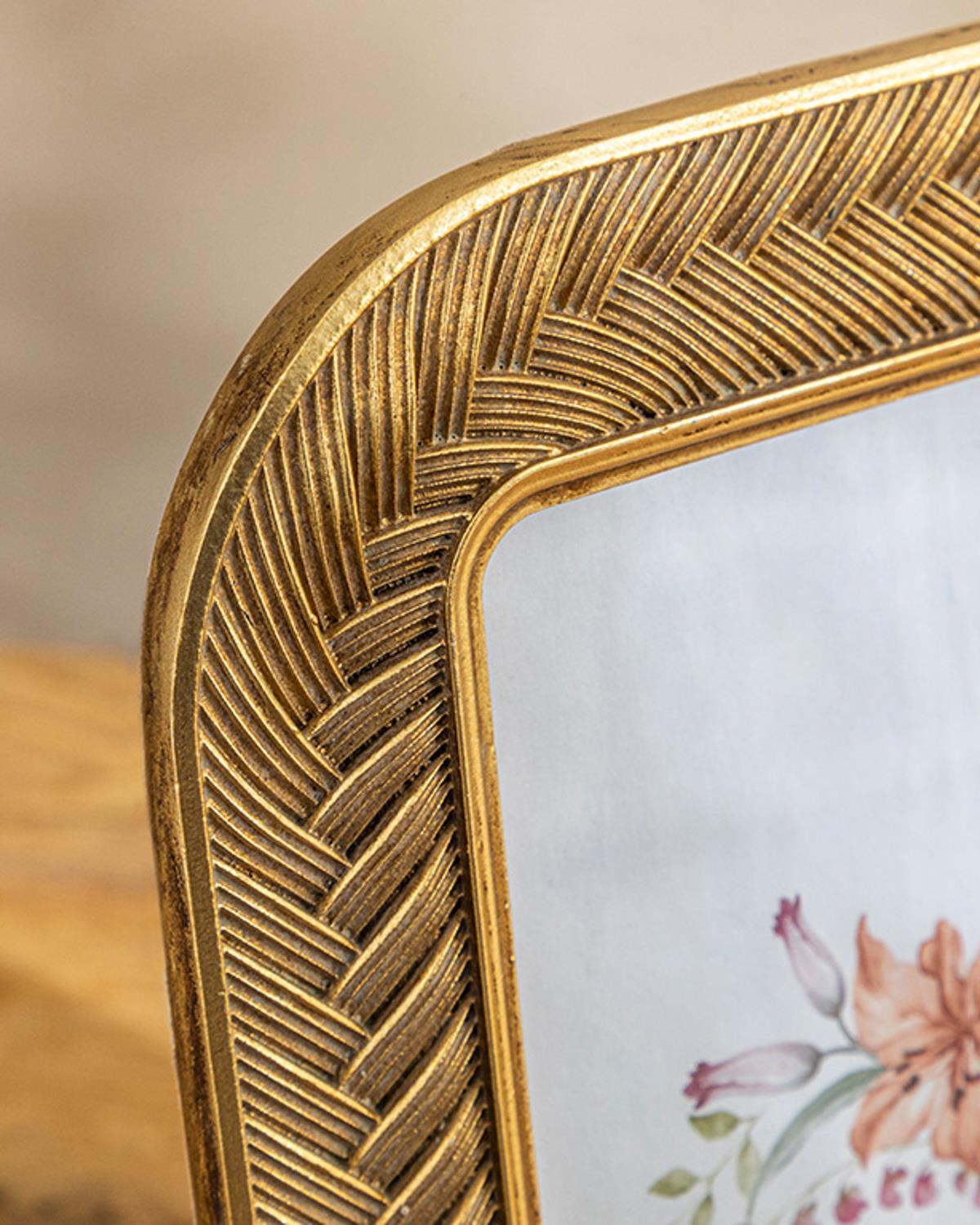 Gloria Polyresin Frame 13x18 cm Gold