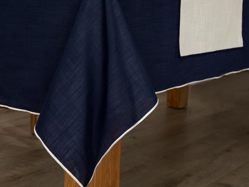 Grace Polyestere Table Cloth 150x200 cm Dark Blue
