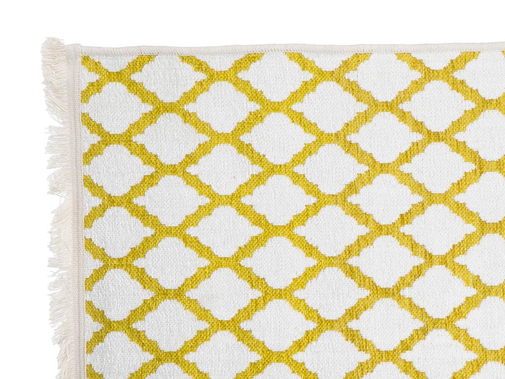 Lemon КИЛИМ Шенил Шенил 80x150 cm White-Yellow