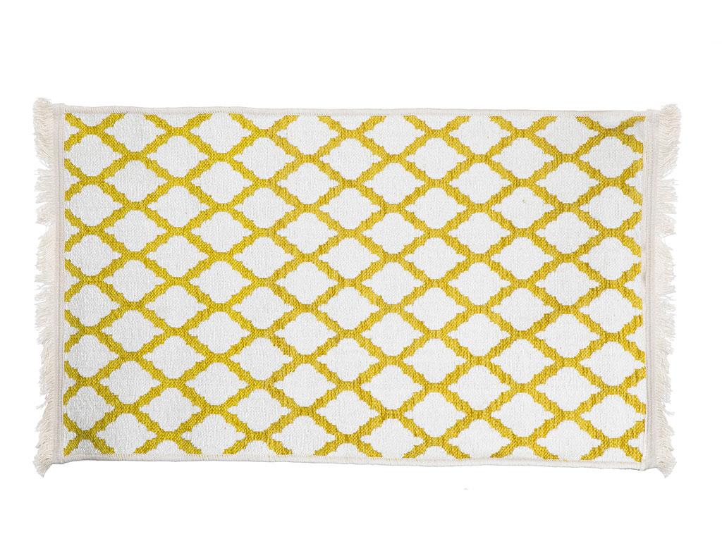 Lemon КИЛИМ Шенил Шенил 80x150 cm White-Yellow