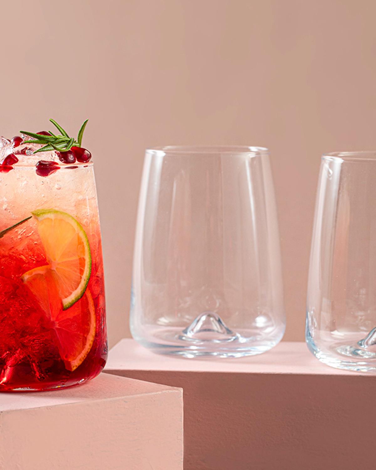 Lublin Glass 3 pcs Soft Drink Glass 360 ml Transparent