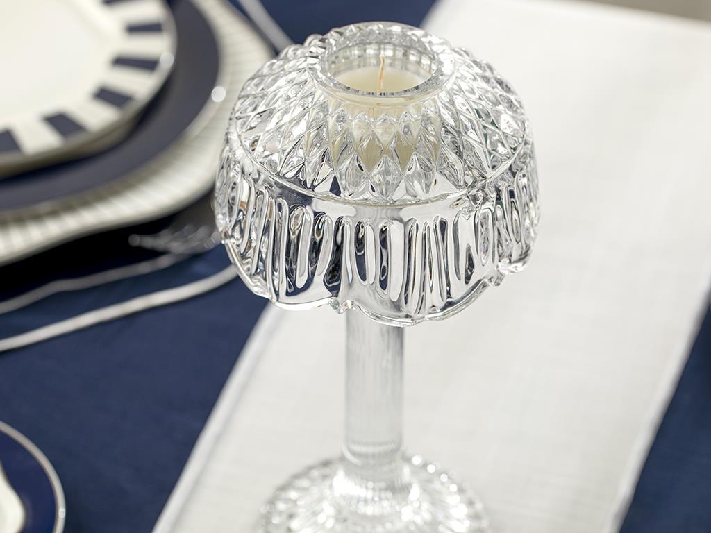 Luminance Candlestick 12x23 cm Transparent