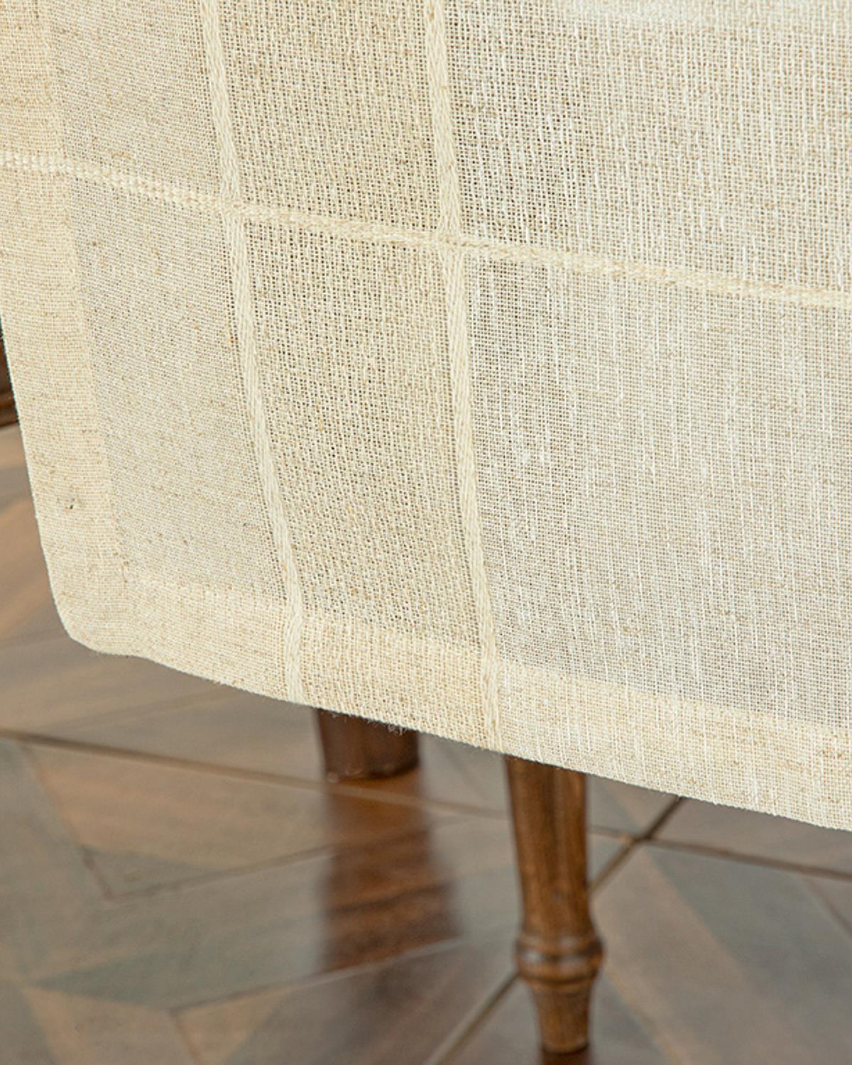 Luxe Linen Look Polyester Runner 40x150 cm Beige