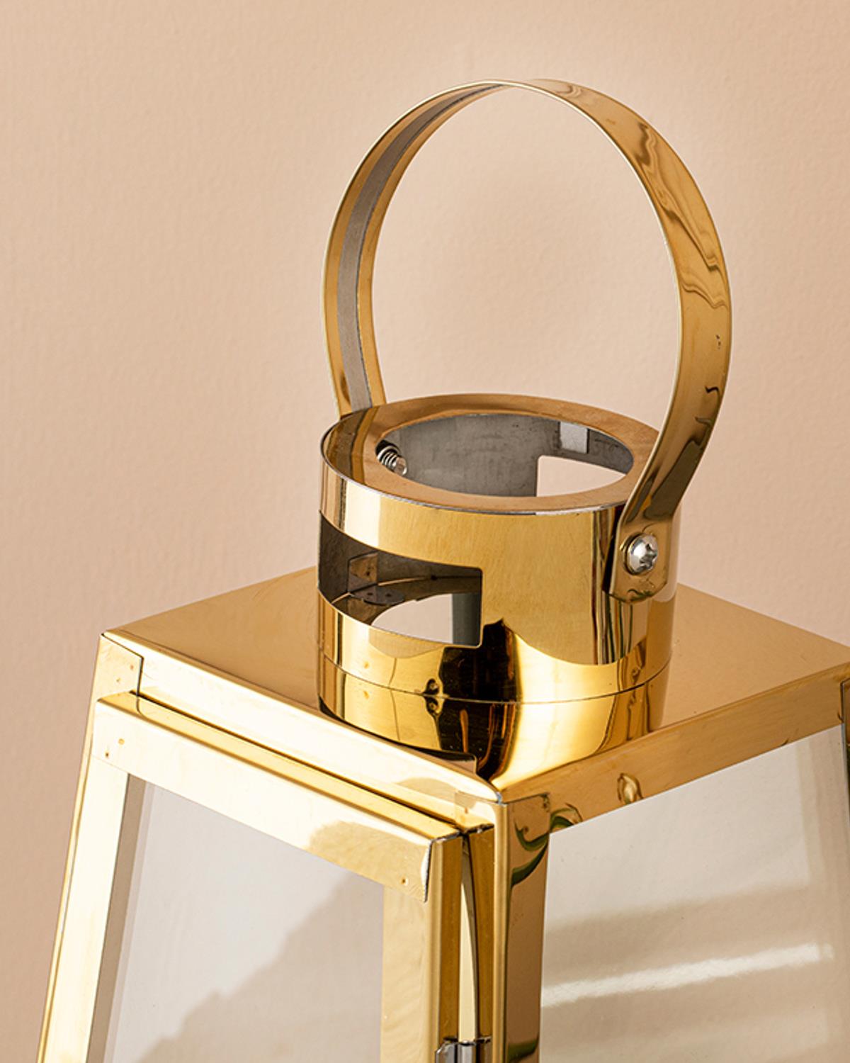 Luxury Lantern 16x16x31 cm Gold