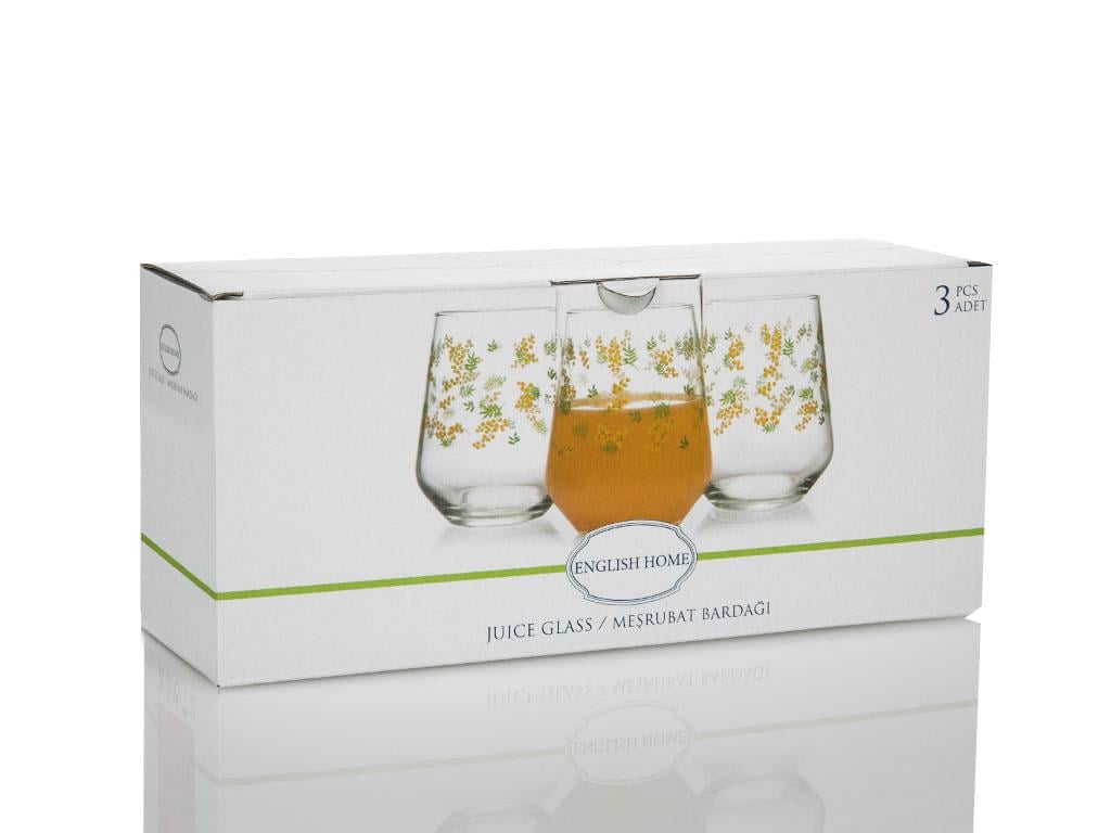 Mimosa ЧАША ЗА БЕЗАЛКОХОЛНО 3 бр. Cam 425 ml Yellow.
