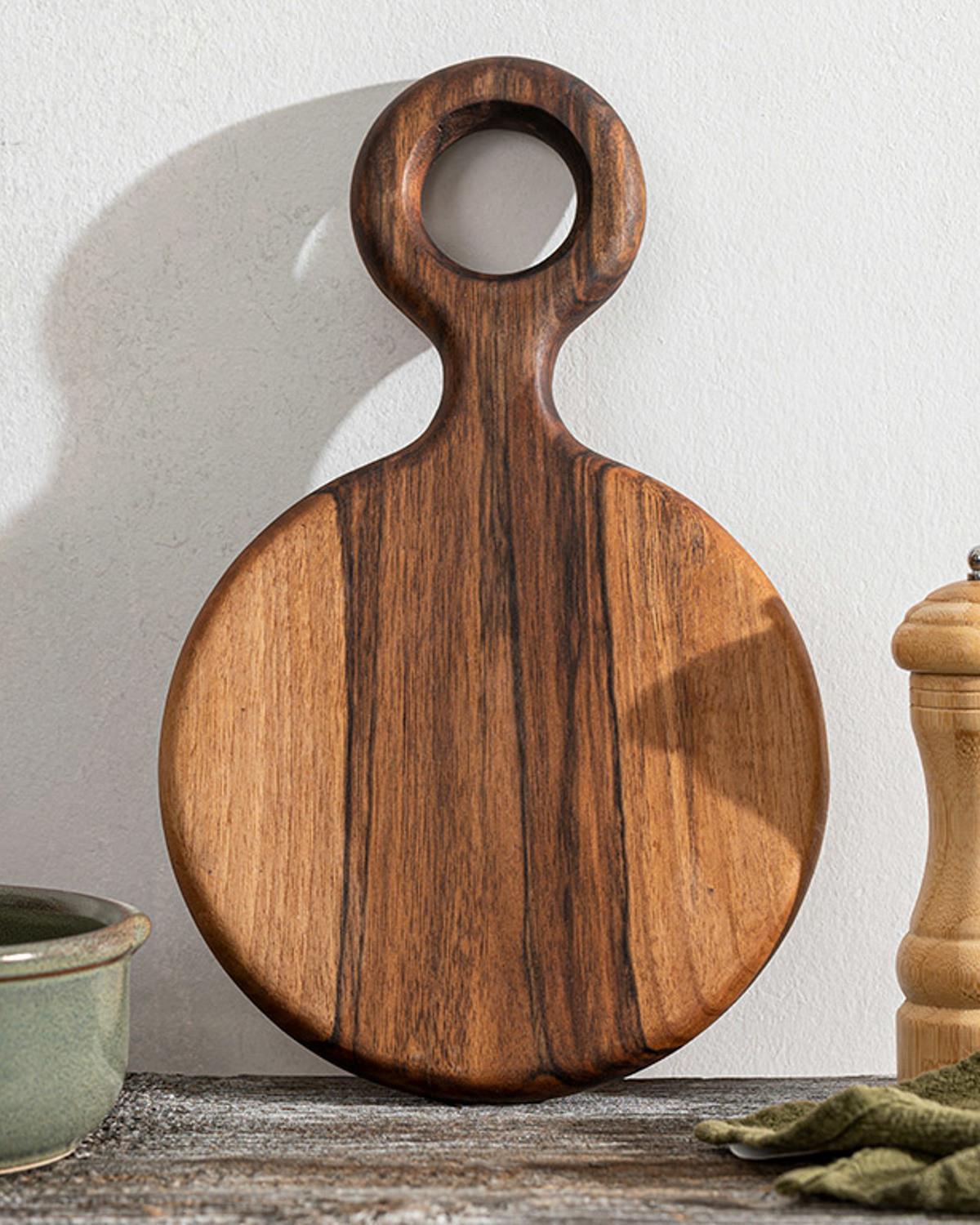 Nuez Walnut Presentation Board 27x17 cm Dark Brown