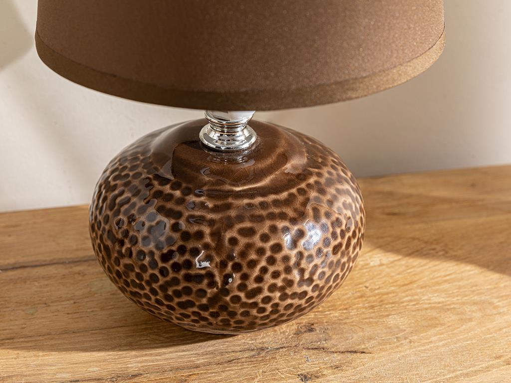 Odes Table Lamp 14x14x22,5 cm Light Brown.