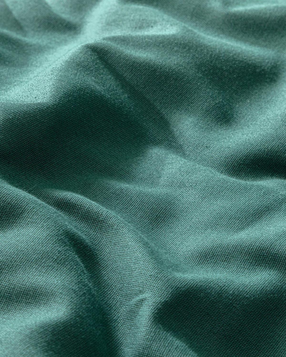 Plain Cotton Double Person Duvet Cover Set 200x220 cm Green-Light Green