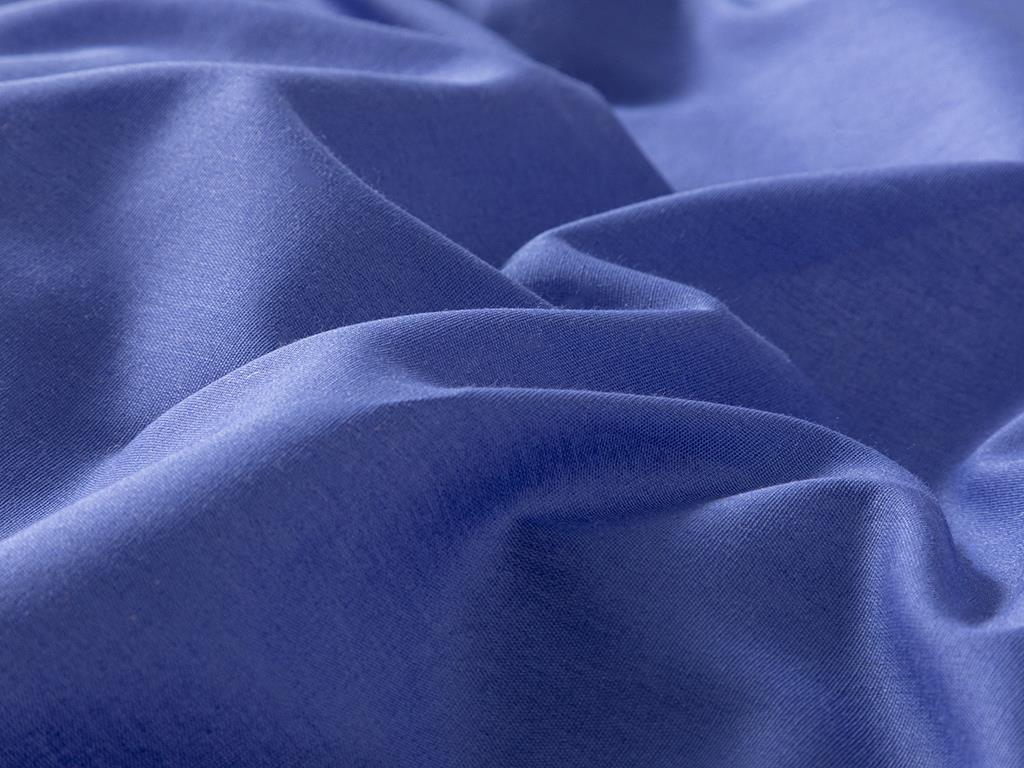 Plain СПАЛНО БЕЛЬО КОМПЛЕ Двоен Памучен 200x220 cm Violet Blue - Kiwi Green