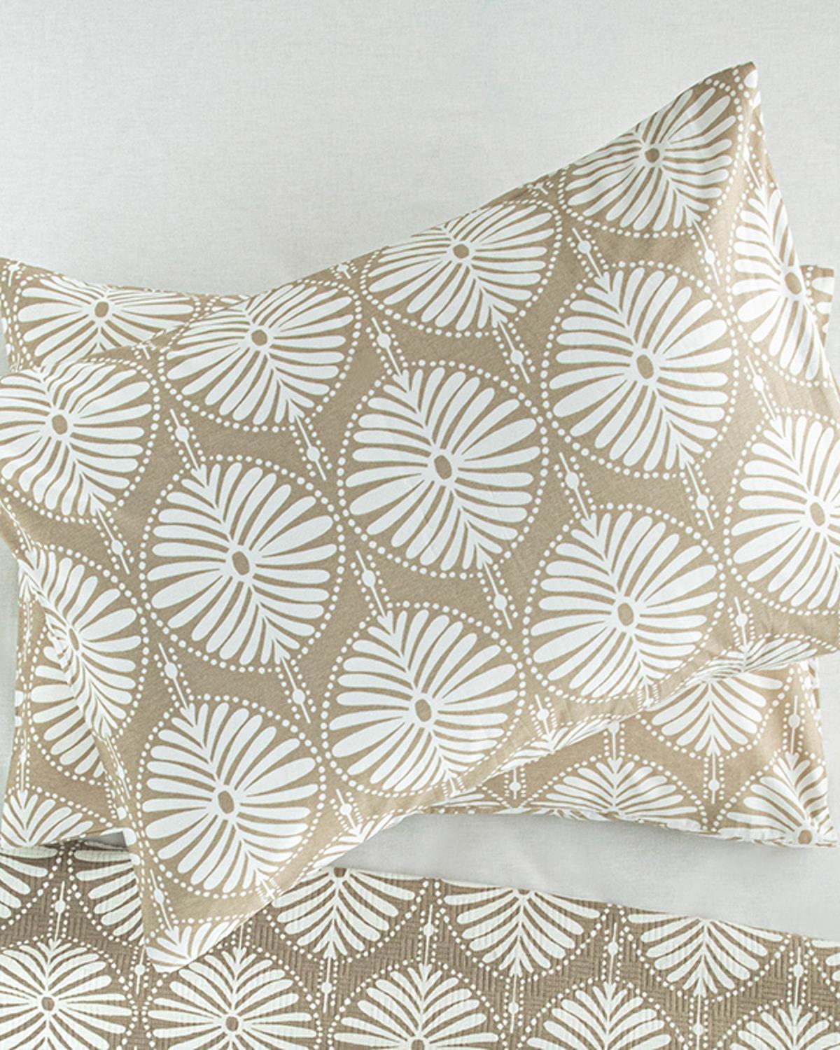 Polycircles Easy to Iron 2 pcs Pillowcase 50x70 cm Beige
