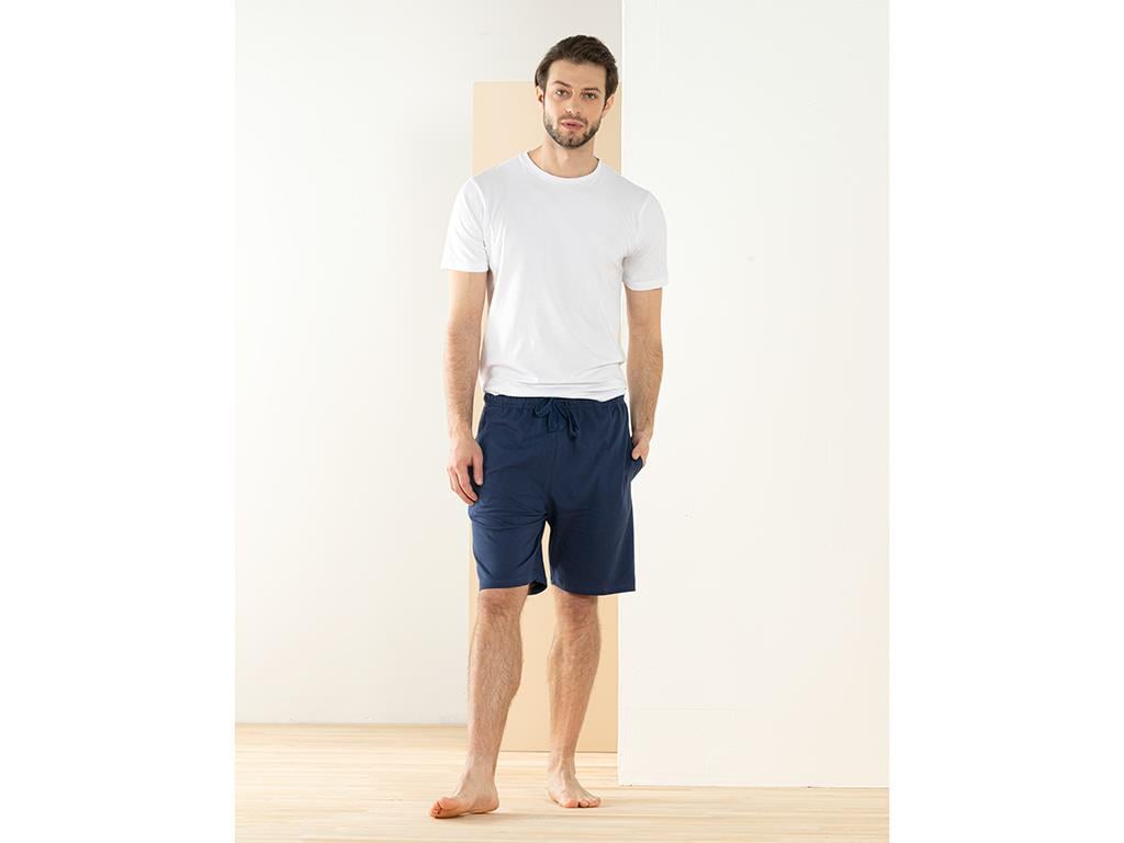 Cotton Single Pc Bottom L Dark Blue