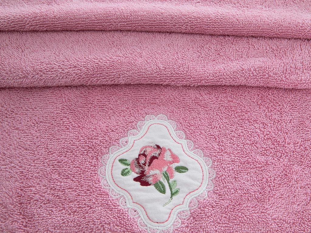 Rose Passion ХАВЛИЯ ЗА ЛИЦЕ Бродирани 50x80 cm Pink