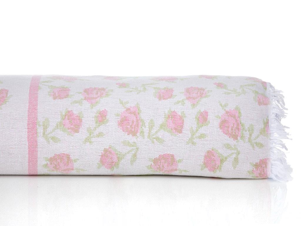 Rose Rain ПОКРИВКА Tek Kişilik Пещемал 150x220 cm Pink