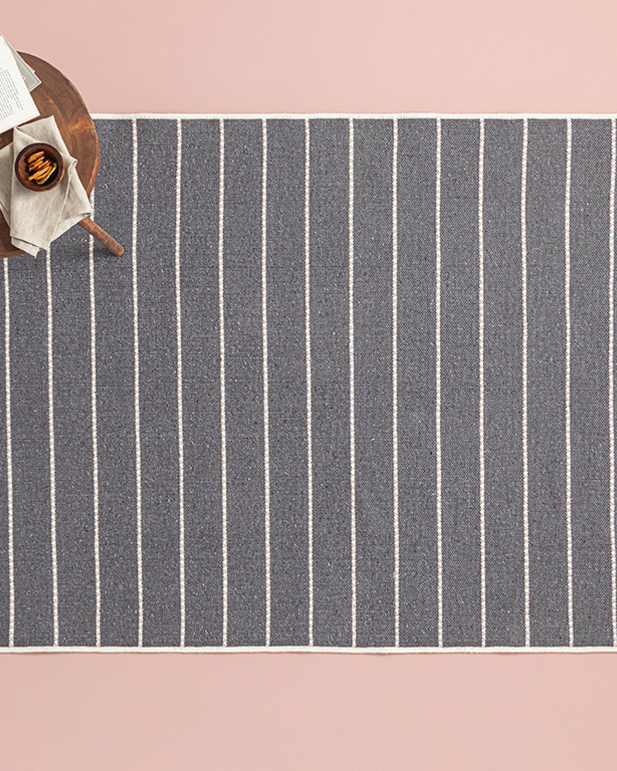 Royal Stripes Weaved Rug 80x150 cm Cream-Beige