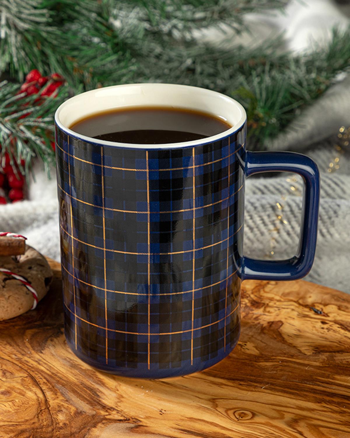 Sante New Bone China Mug 415 ml Navy Blue